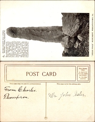 Arnold Bros #006 — Indian Walk Monument, Wrightstown, Bucks County Pennsylvania