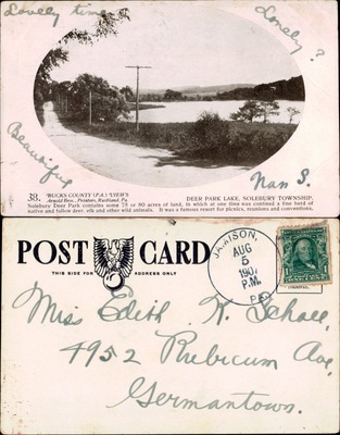 Arnold Bros #038 — Deer Park Lake, Solebury Township, Bucks County PA