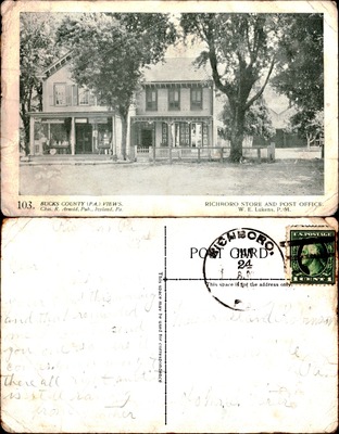 Arnold Bros #103 — Richboro Store and Post Office, Bucks County PA