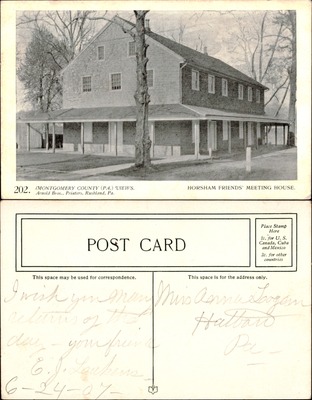 Arnold Bros #202 — Horsham Friends' Meeting House, Montgomery County PA