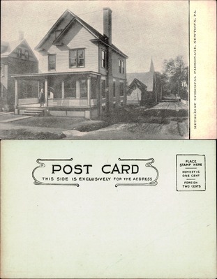 Methodist Episcopal Parsonage, Newtown, Bucks County PA
