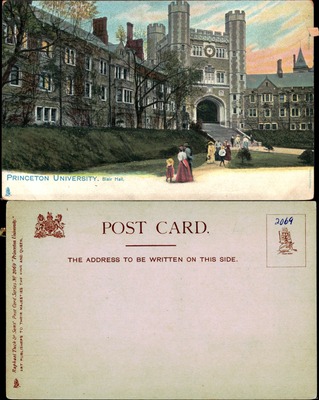 Blair Hall Princeton Gothic Dormitory Gateway Tower