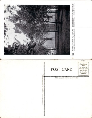 Arnold Bros #080 — Reformed Dutch Church Richboro PA erected 1858, Bucks County