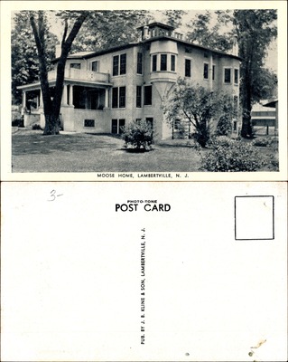 Moose Home lodge building Lambertville New Jersey