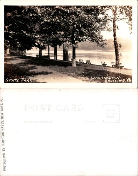 Scenic view of State Park in Washington Crossing, PA