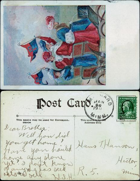 UPenn - Women waving flags in colorful vintage clothing