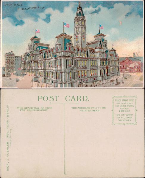 Illustration of Philadelphia's City Hall
