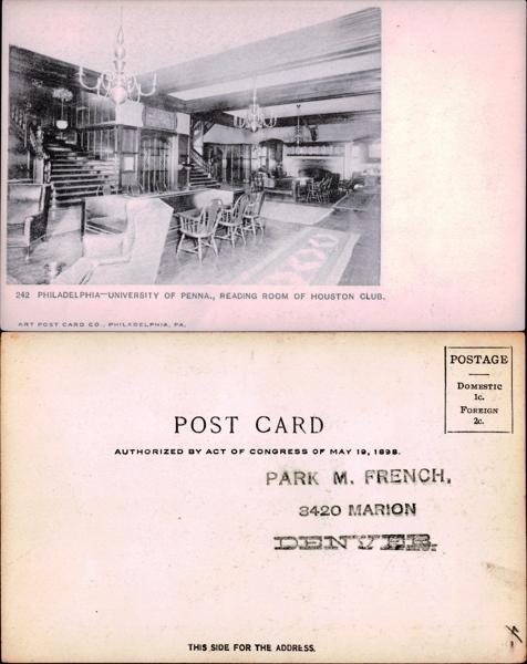 UPenn - Reading Room, Houston Club, UPenn