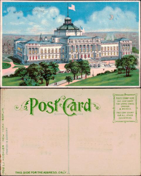 Congressional Library in Washington, D.C.