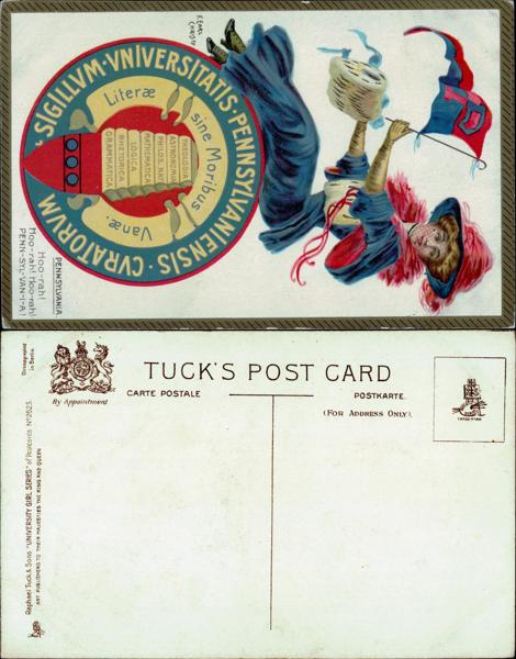 UPenn - UPenn Seal with Student and Flag