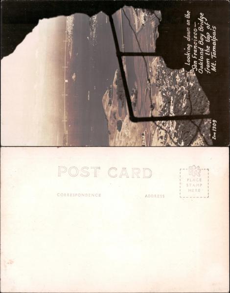 View of San Francisco Bay from Mt. Tamalpais