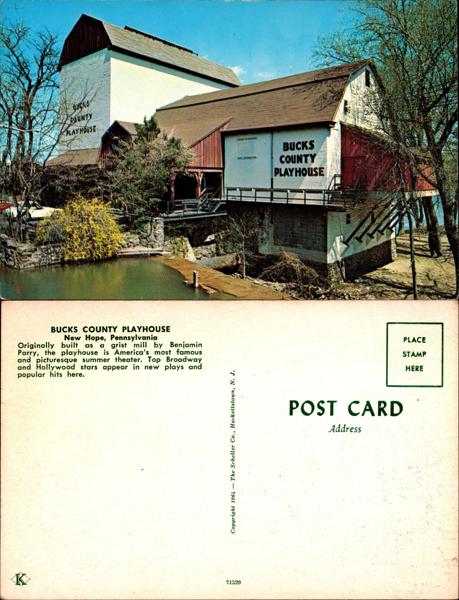 Bucks County Playhouse in New Hope, Pennsylvania