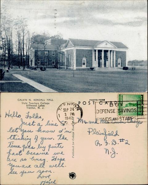 State Teachers College - Calvin N. Kendall Hall in Trenton, NJ