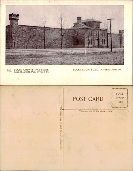 Arnold Bros 048: Bucks County Jail in Doylestown, Pennsylvania
