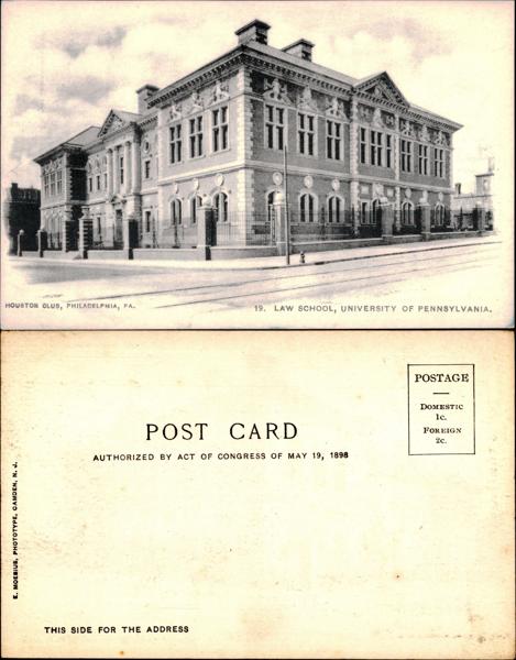 UPenn - UPenn Law School Postcard