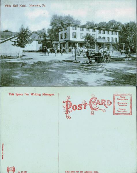White Hall Hotel, Newtown, Pennsylvania