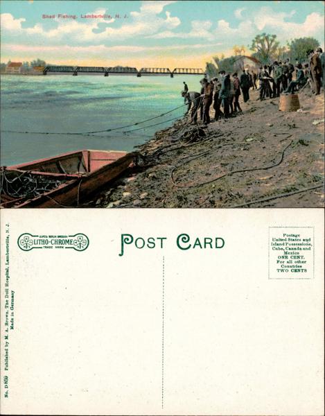 Shad Fishing in Lambertville, New Jersey