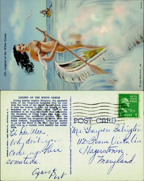 Legend of the White Canoe - Woman Paddling