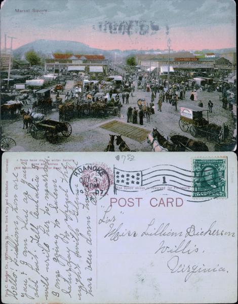 Historic Market Square with Horse-drawn Carriages