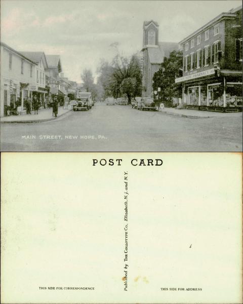 Historic Main Street, New Hope, PA.
