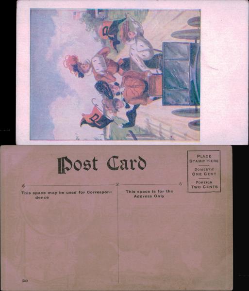 Princeton - Cheerful students with banners showing 'P' for Princeton.
