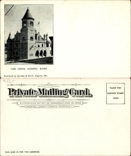 Historic Post Office in Augusta, Maine