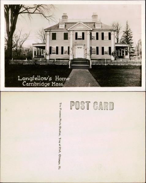 Longfellow's Home in Cambridge, Massachusetts
