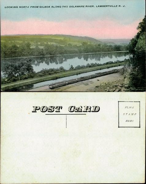 Scenic View of Delaware River near Lambertville, NJ
