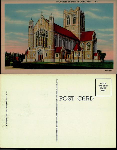 Holy Cross Church Postcard