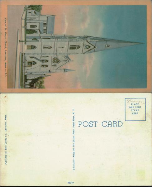 St. Mary's Church Postcard
