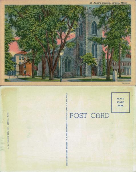 St. Anne's Church Postcard
