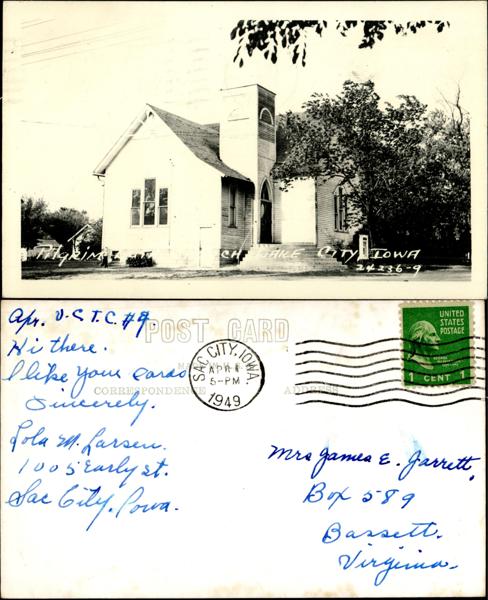 Pilgrim Church Postcard