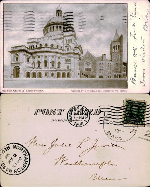 First Church of Christ Postcard
