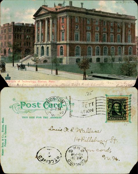 MIT - Institute of Technology Postcard