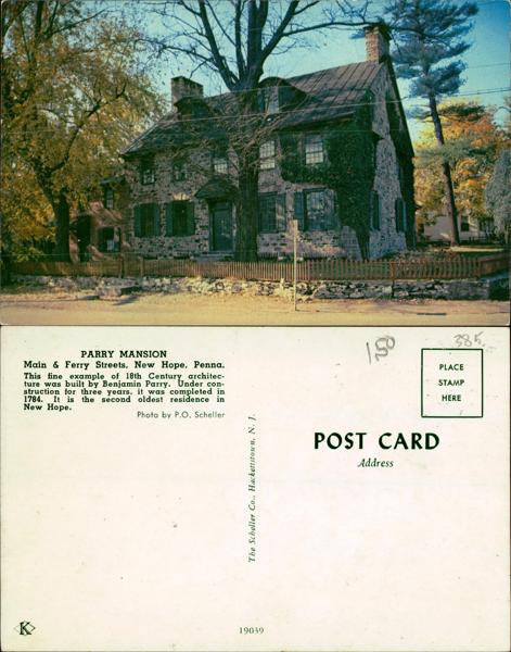 Parry Mansion in New Hope, PA