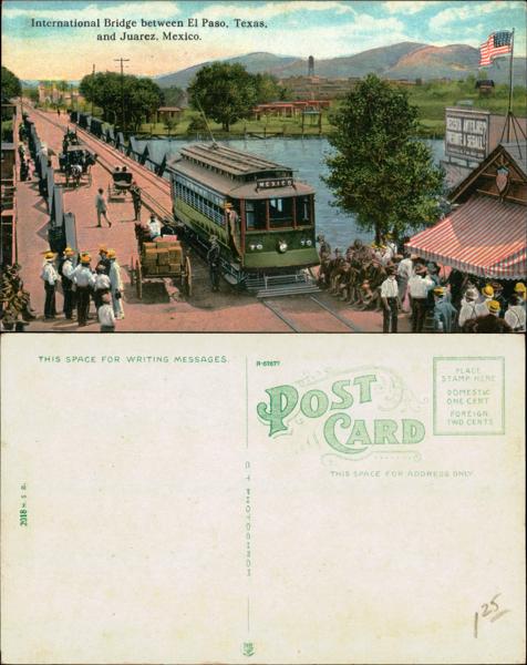 International Bridge Postcard