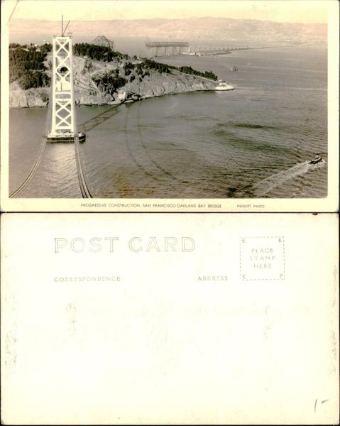 Construction of Oakland Bay Bridge
