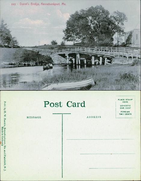 Durrel's Bridge Postcard
