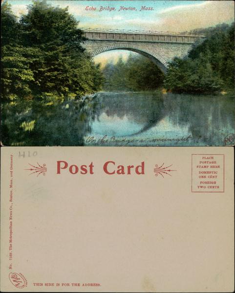 Echo Bridge, Newton