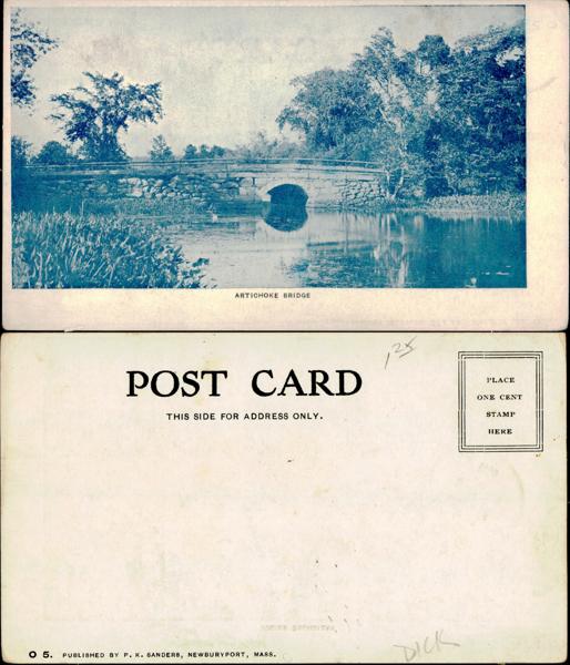 Artichoke Bridge Postcard