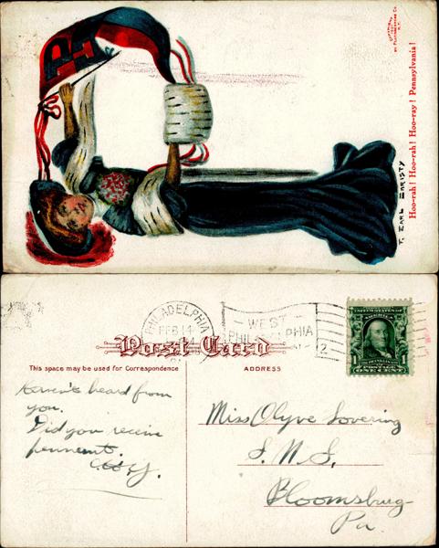 UPenn - Pennsylvania Hoorah Postcard
