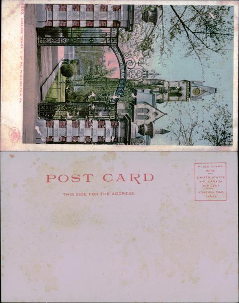 UPenn - College Tower Postcard