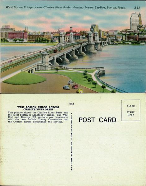 West Boston Bridge Postcard