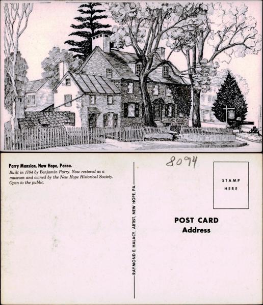 Parry Mansion Postcard