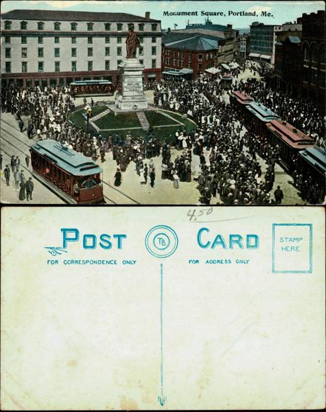 Monument Square in Portland