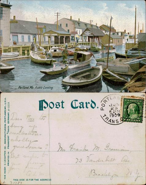 Portland Public Landing Postcard