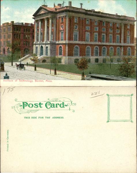 MIT - Institute of Technology Postcard