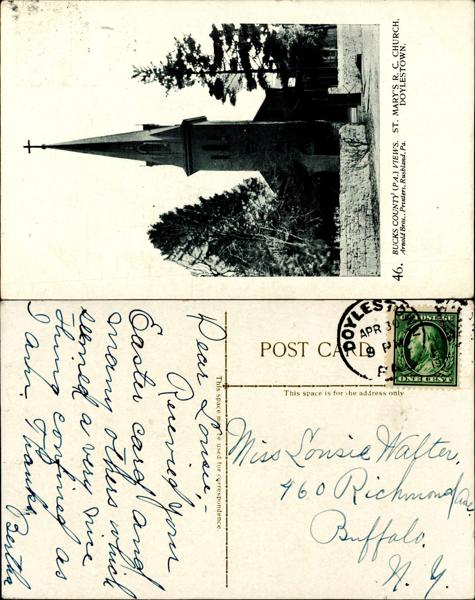 Arnold Bros 046: St. Mary's Church Postcard
