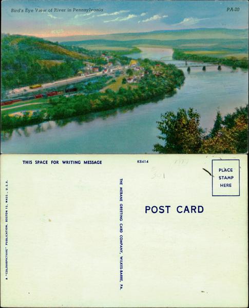 Bird's Eye View of Pennsylvania River
