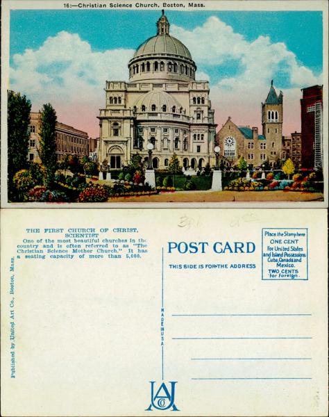 Christian Science Church, Boston